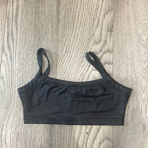 leather crop top💌💋